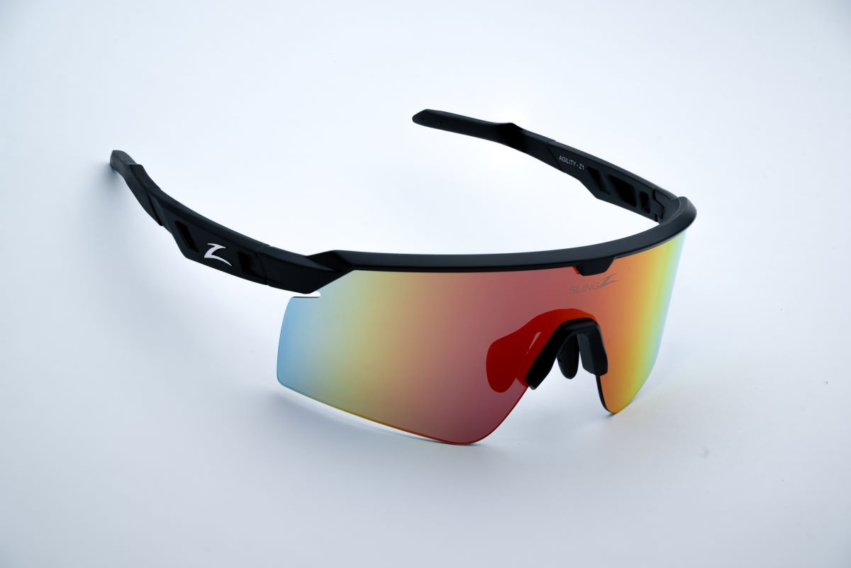 Agility Z1 - Blaze-Slingz Eyewear-Black Matte-Slingz Eyewear-Floating Sunglasses-Ocean Designed